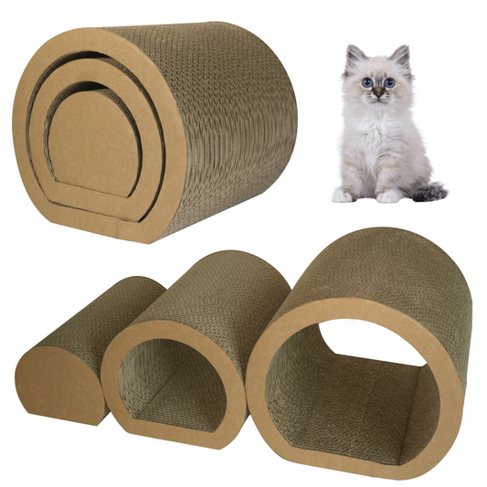 プレミアム猫トンネル（爪とぎ素材）